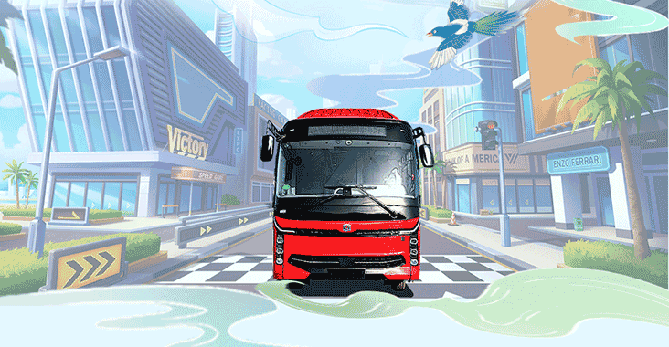 行業(yè)首款7.5米低入口純電客車！2023中通V7拔劍哪些市場(chǎng)？